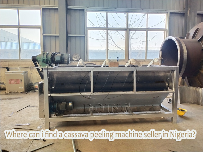 The working principle of automatic cassava peeling machine_Blog