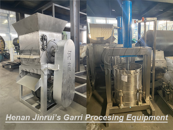 2TPD garri project processing equipment purchased by a Nigerian customer