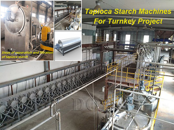 Cassava starch turnkey project machine introduction
