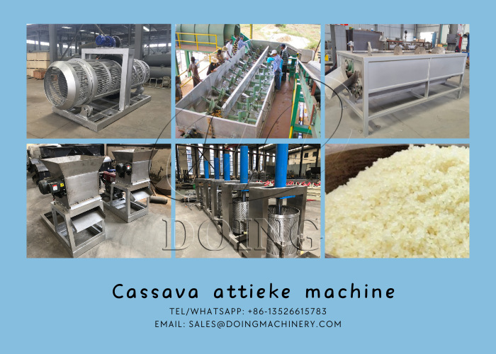 Attieke processing machine