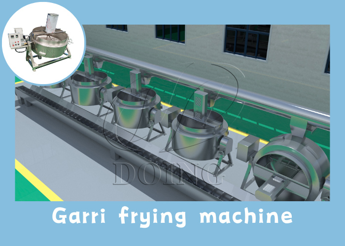 garri frying machine